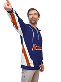 Fort Wayne Komets Navy Hockey Windbreaker - Made to Order