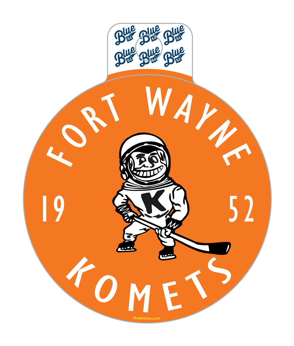 Sticker Captain Komet Fort Wayne Komets sticker-captain-komet-fort-wayne-komets