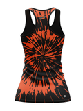 Fort Wayne Komets Tie-Dye Women's Racerback Hockey Tank - Made to Order