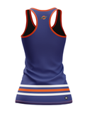 Fort Wayne Komets Navy Women's Racerback Hockey Tank - Made to Order