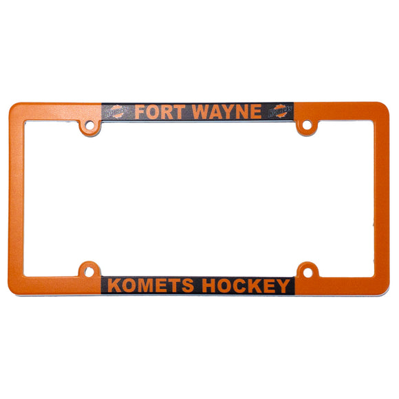 License Plate Frame - Fort Wayne Komets Hockey