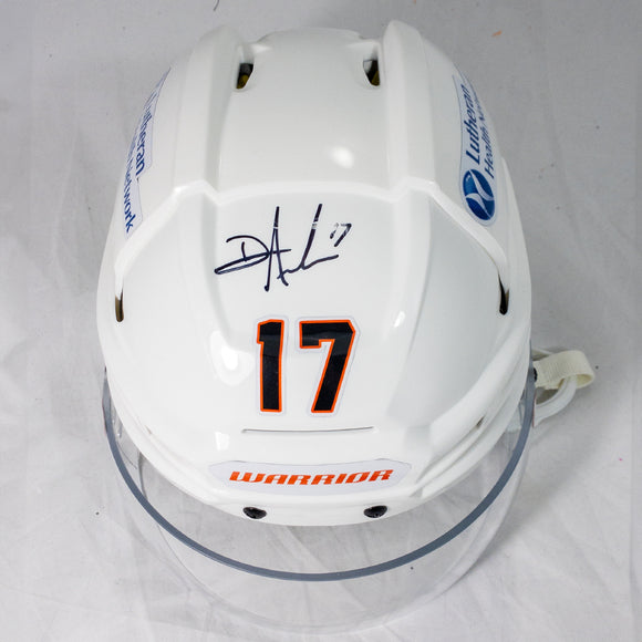 Daniel Amesbury Autographed White Helmet