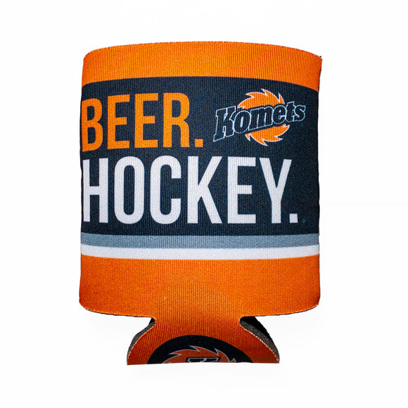Drink Coozie - Beer. Hockey.