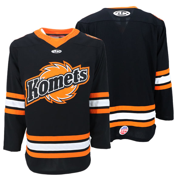 2025-26 NEW Black Replica Komets Jersey