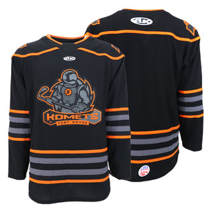 2025-26 NEW Blackout Komets Replica Komets Jersey