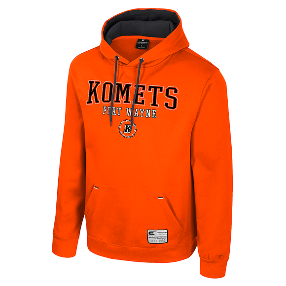Hoody - Orange Embroidered Midweight