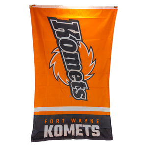 Outdoor 3' x 5' Komets Flag