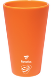 SiliPint Unbreakable 16oz Pint - Orange with Fort Wayne Komets Fireball