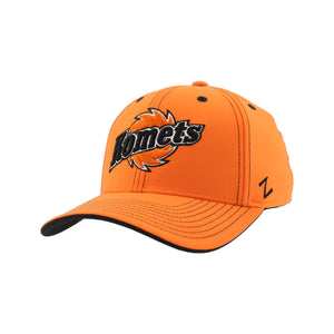 Fitted Orange Logo Hat