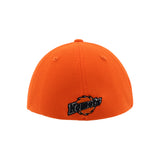 Fitted Orange Silvery Spaceman Hat