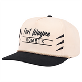 Natural 5 Panel High Profile Fort Wayne Komets Snapback Podium Hat