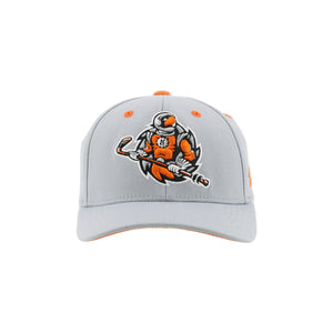 Fitted Grey Spaceman Hat