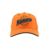 Fitted Orange Logo Hat