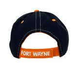 Youth Orange White Black Fort Wayne Komets Icy Eagle Mascot Hat