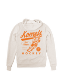 Fort Wayne Komets Anniversary Logo Vintage Hockey Unisex Oatmeal Tri Blend Hoodie