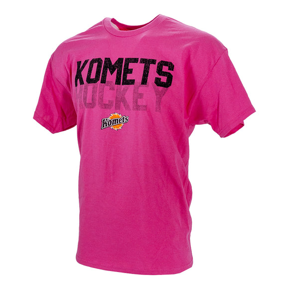 Youth Pink T-Shirt - Komets Hockey