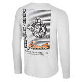 Long Sleeve White Vintage T Shirt