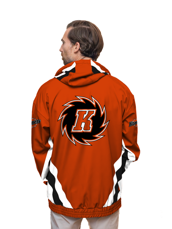 Fort Wayne Komets Orange Hockey Windbreaker - Made to Order