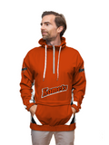 Fort Wayne Komets Orange Hockey Windbreaker - Made to Order