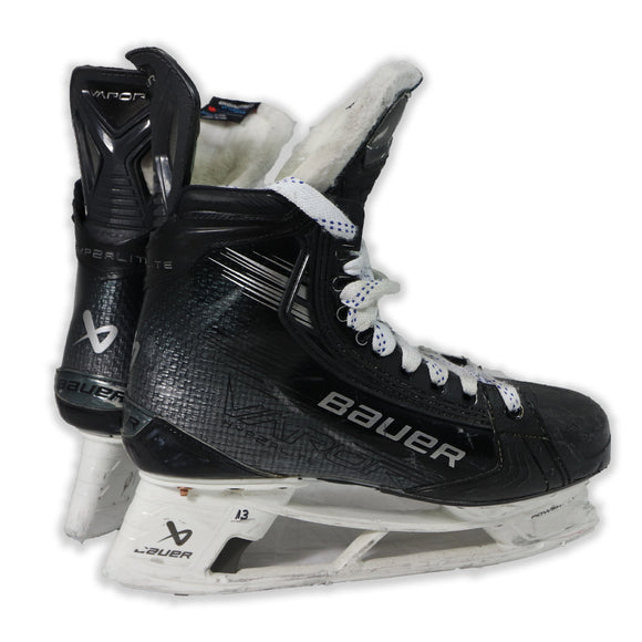 Game-Used 2024-2025 Anthony Petruzzelli Bauer Hockey Skates