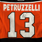 Anthony Petruzzelli Game Used 2024-25 Orange Komets Jersey