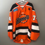 #74 Marc-Antoine Pépin, Orange Game Issued Jersey