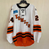 2022-23 White Game Issued Jersey - #24 | XL