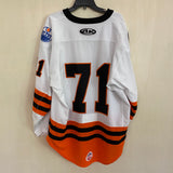 2023-24 White Game Issued Jersey - #71 | 2XL