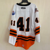 2023-24 White Game Issued Jersey - #41 | 4XL