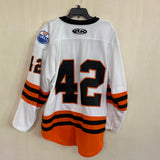 2023-24 White Game Issued Jersey - #42 | XL