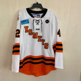 2023-24 White Game Issued Jersey - #42 | XL