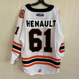 2025-26 White Game Issued Jersey - #61 | 2XL