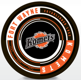 Fort Wayne Komets Engine Design Souvenir Puck