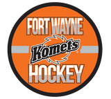 Puck - Orange Fort Wayne Hockey