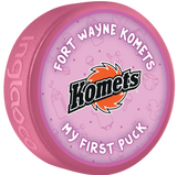 Baby's First Fort Wayne Komets Puck - Pink Version