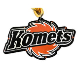 Light Up LED Komets Logo Gold Rally Chain