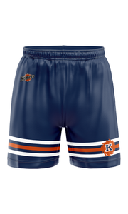 Fort Wayne Komets Navy Hockey Shorts - Made to Order