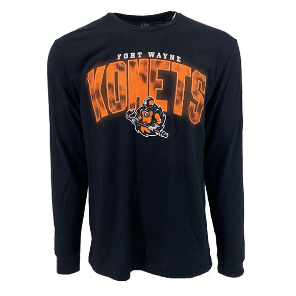 Long Sleeve Neon print T-shirt