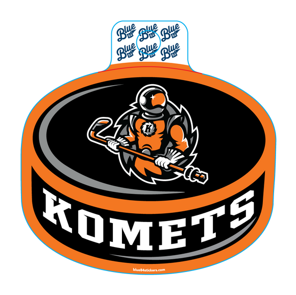 Sticker Komets Spaceman Puck