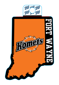 Sticker Komets in Indiana