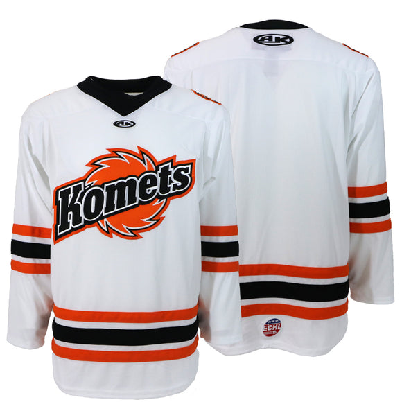 2025-26 NEW White Replica Komets jersey